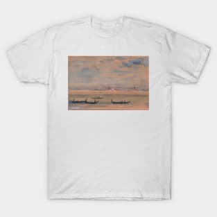 Gondolas by Arthur Bowen Davies T-Shirt